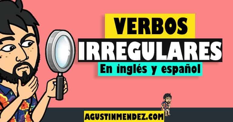 verbos irregulares en inglés y español