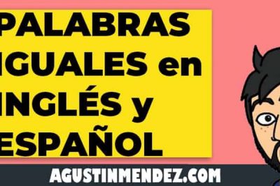palabras que se escriben igual en ingles y español