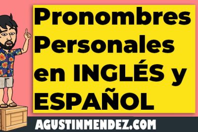 pronombres personales en ingles y español